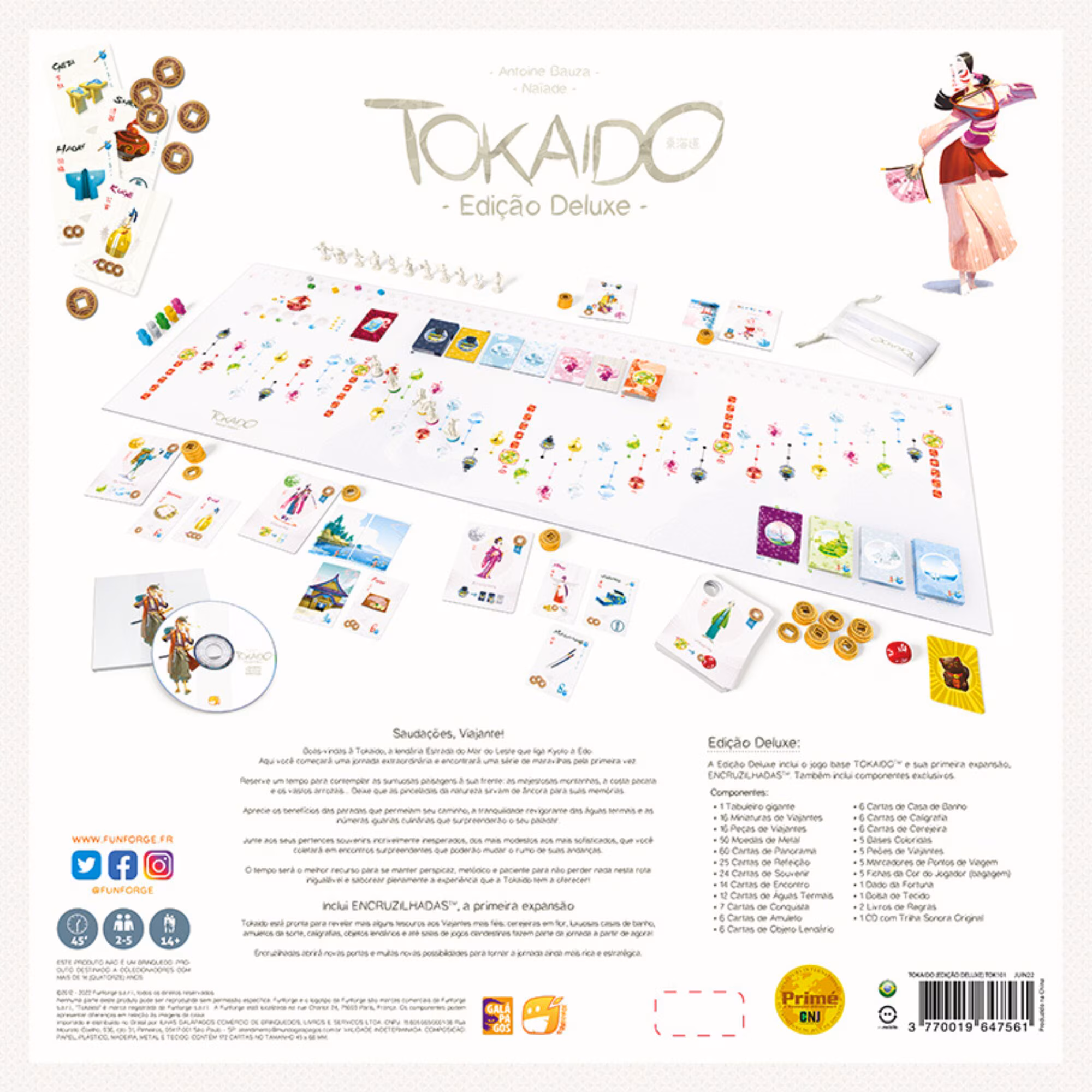 verso da caixa tokaido deluxe