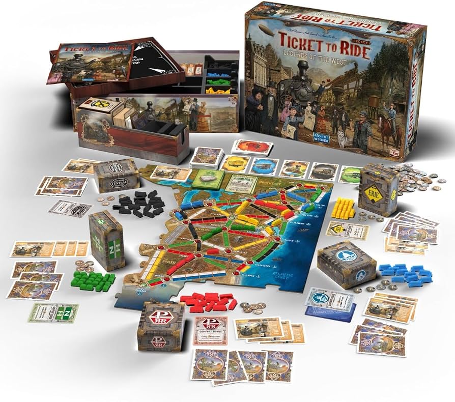 caixa e componentes dispostos de ttr legacy